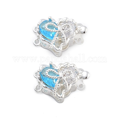 Застежки для стеклянных коробок из латуни KK-B125-01S-01-1