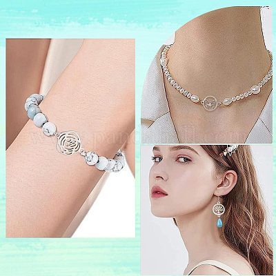 20 шт. 10 стиля подвесок-соединителей из нержавеющей стали FIND-SC0004-70-1