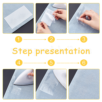 Блеск исправления горный хрусталь (термоклей на спине) DIY-WH0188-90D-1