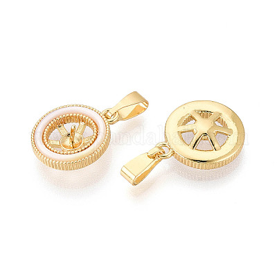 Латунный кубок жемчужный колышек KK-T079-11G-1