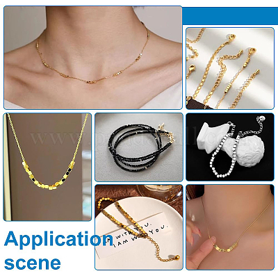 300 шт. латунные разделительные бусины FIND-UN0015-46P-1