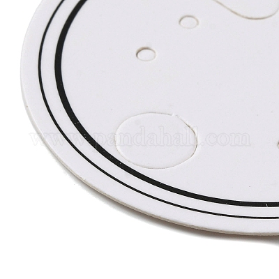 100шт бумажные карты для демонстрации ювелирных изделий AJEW-Z021-04A-1