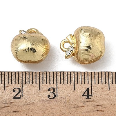 Подвески сплава Rhinestone FIND-L026-03G-1