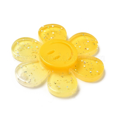 Прозрачные акриловые подвески градиентного цвета OACR-H004-01G-1