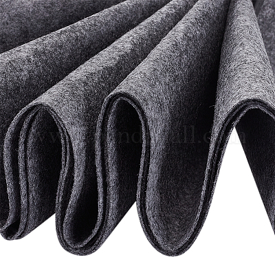 Wholesale BENECREAT 10 Feetx15.75 Inch Felt Fabric Rolls Felt Non-Woven  Sheet 0.1cm Thick Dark Gray Felt 
