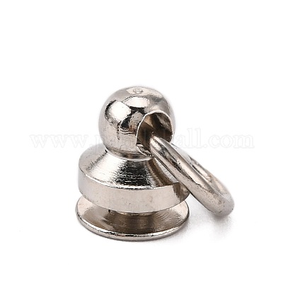 アクセサリー 真鍮製ねじナット アイアン製ねじ プラチナ 17x8mm 穴 