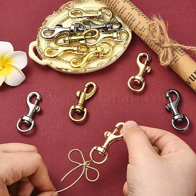 12 шт. 6-х стилевые поворотные застежки из сплава FIND-CJ0004-19-1