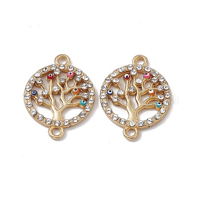 Красочные шармы разъема эмали сплава сглаза FIND-A024-26G-1