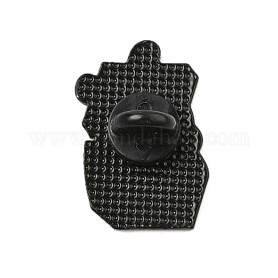 Рождественская тема цинковый сплав эмалированная брошь-булавка для рюкзака одежда JEWE-R003-01EB-06-1