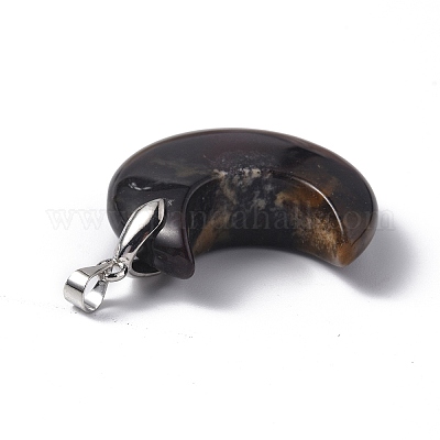 Природные брекчированных яшмы подвески G-Z022-04E-1