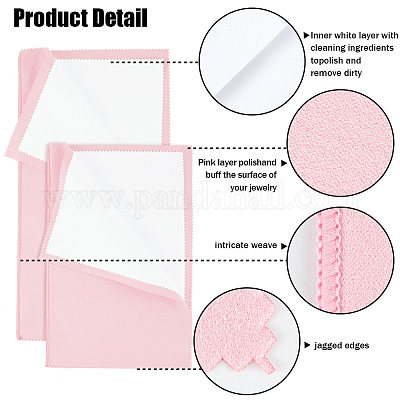 2 chiffon de polissage pour argent&nbsp;TOOL-BBC0001-04B-1