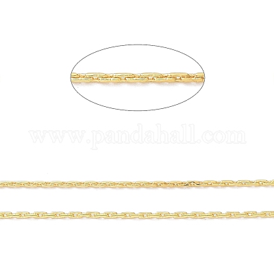 Цепи из желтого золота с бостонскими звеньями&nbsp;CHC-M023-23G-1