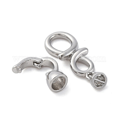 Латунь раз по сравнению с застежками KK-U059-23P-1