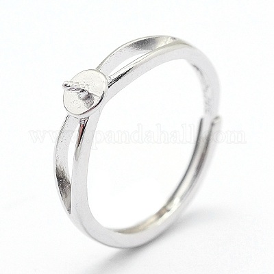 Регулируемые кольца с родиевым покрытием X-STER-I016-016P-1