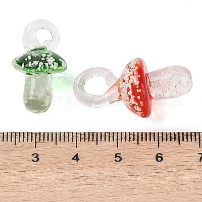 Сверкающие кулоны лэмпворк ручной работы DA135J-1