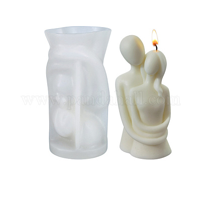 Wholesale DIY Lovers Candle Silicone Molds 