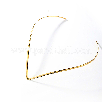 V-образное колье-чокер из нержавеющей стали 201 QQ6548-1