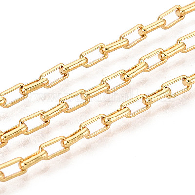Латунные прямоугольные цепи&nbsp;CHC-T018-49G-1
