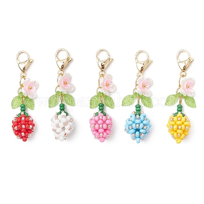 Подвеска в виде цветочного бутона HJEW-MZ00275-1