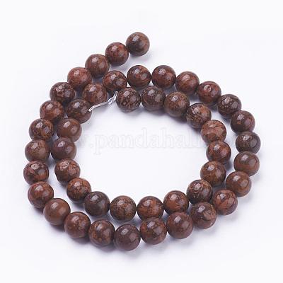 Натуральные звездообразные нитки из бисера яшмы G-F520-42-8mm-1