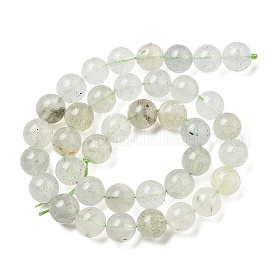 Нити бусин из натурального зеленого берилла G-F787-01-10mm-1