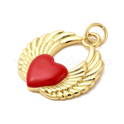 Латунь эмаль подвески KK-P303-12G-1