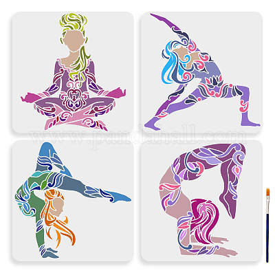 1 комплект трафаретов для рисования домашних животных DIY-MA0005-36-1