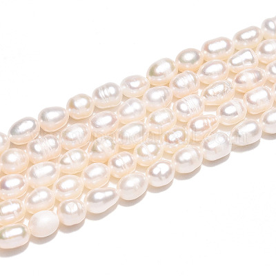 Нити из натурального культивированного пресноводного жемчуга PEAR-N012-04V-1