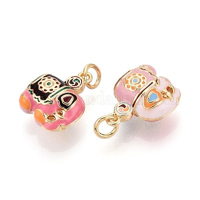 Латунь эмаль подвески KK-T072-23C-G-1