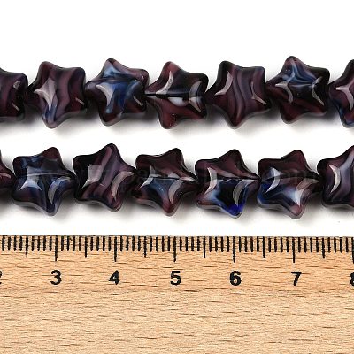 Ручной работы тысячецветник стеклянные бусины нитки LAMP-H067-01K-1