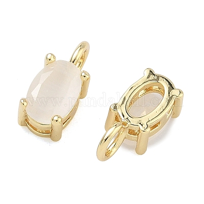 Латунные подвески в виде кошачьего глаза&nbsp;KK-C251-09B-G01-1