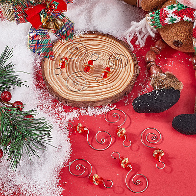 30 шт. медная проволока и акриловые крючки для украшений&nbsp;HJEW-SP0001-07A-1