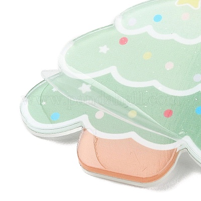 Акриловые значки на рождественскую тему JEWB-B010-04-1