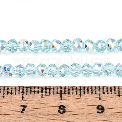 Прозрачные стеклянные бусины EGLA-N016-3mm-01-1