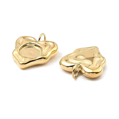 Оправы для подвесок из нержавеющей стали 304 в виде кабошонов STAS-A089-09G-1