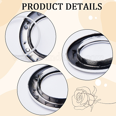 Пластиковые кольца для штор AJEW-WH0368-39B-1