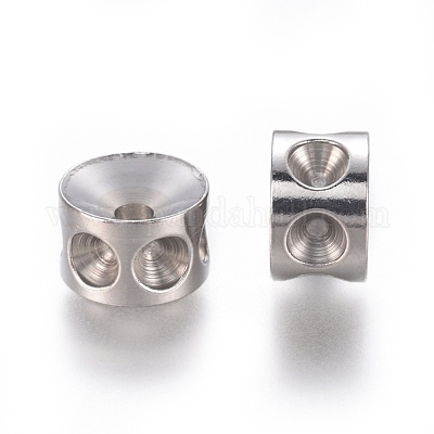 Устойчивые к потускнению бусины из нержавеющей стали 304 со стразами STAS-E474-53D-P-1