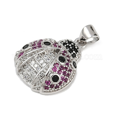 Латунные микро проложить кубического циркония подвески KK-A260-07A-P-1