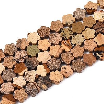 Естественного изображения яшмы бисер нитей G-N257-24A-08-1