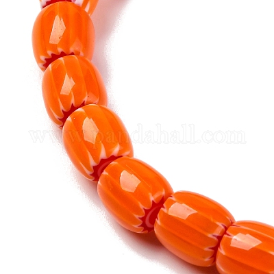 Бусы лэмпворк ручной работы LAMP-K041-01B-18-1