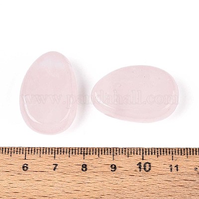 Природного розового кварца подвески G-N349-08L-1