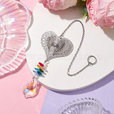 Латунные полые подвесные украшения HJEW-JM01930-03-1