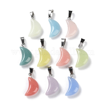 Подвески из синтетического серебристого камня/светящегося камня G-Z054-02A-1