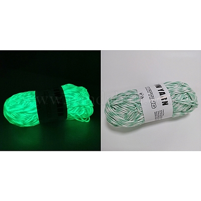 Светящиеся двухцветные полиэфирные нити PW-WG86519-09-1