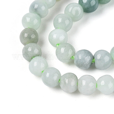 Натуральные нити бусин из нефрита&nbsp;G-N353-07F-01-1