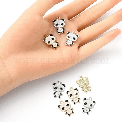 12шт 2 цвета сплава эмалевые подвески&nbsp;ENAM-YW0002-71-1