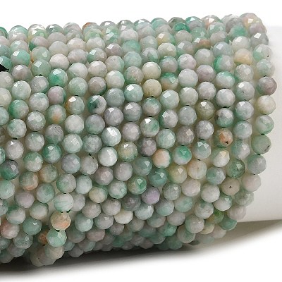 Натуральные изумрудные бисерные пряди G-A026-A01-3mm-01-1