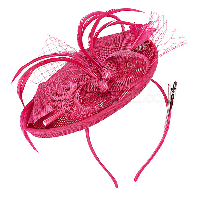 Сетчатые резинки для волос с вуалью OHAR-WH0011-63A-1