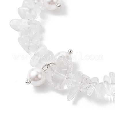 3 шт. браслеты из натуральных смешанных драгоценных камней и круглых бусин BJEW-JB12303-1