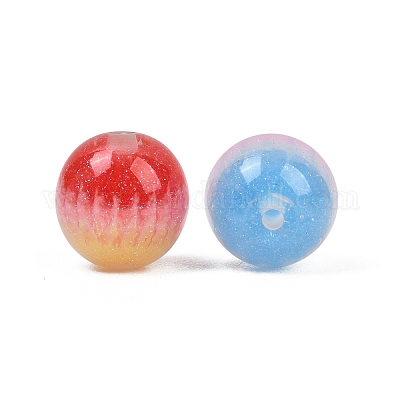 Светящиеся прозрачные шарики из смолы&nbsp;RESI-C070-10-1